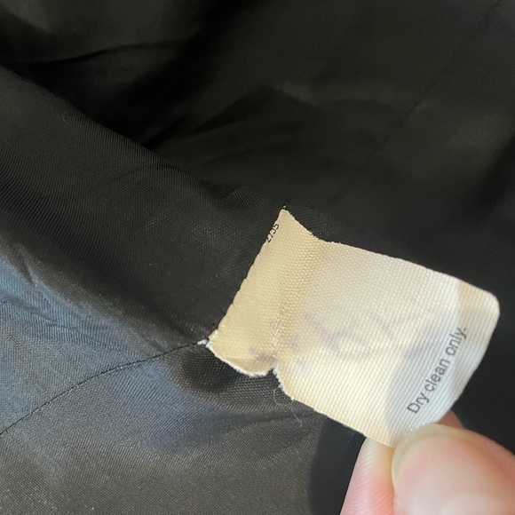 J. Crew Black Wool‎ Blend Overcoat Pea Coat Size S - Picture 8 of 9